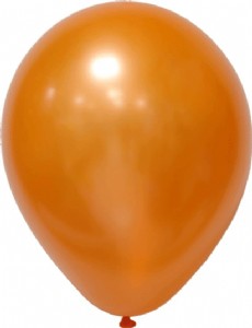 空飄11"珍珠氣球-橘色